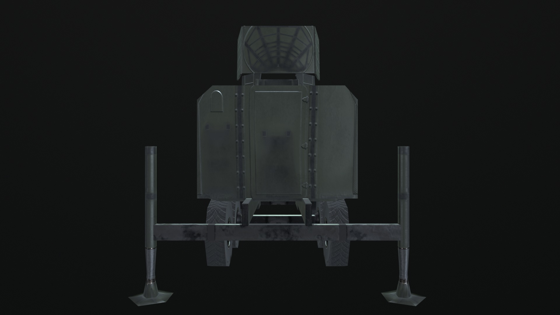 Asset - Army - Moskva 1 EW System 265 - 3D MODEL Low-poly Low-poly 3D model_49