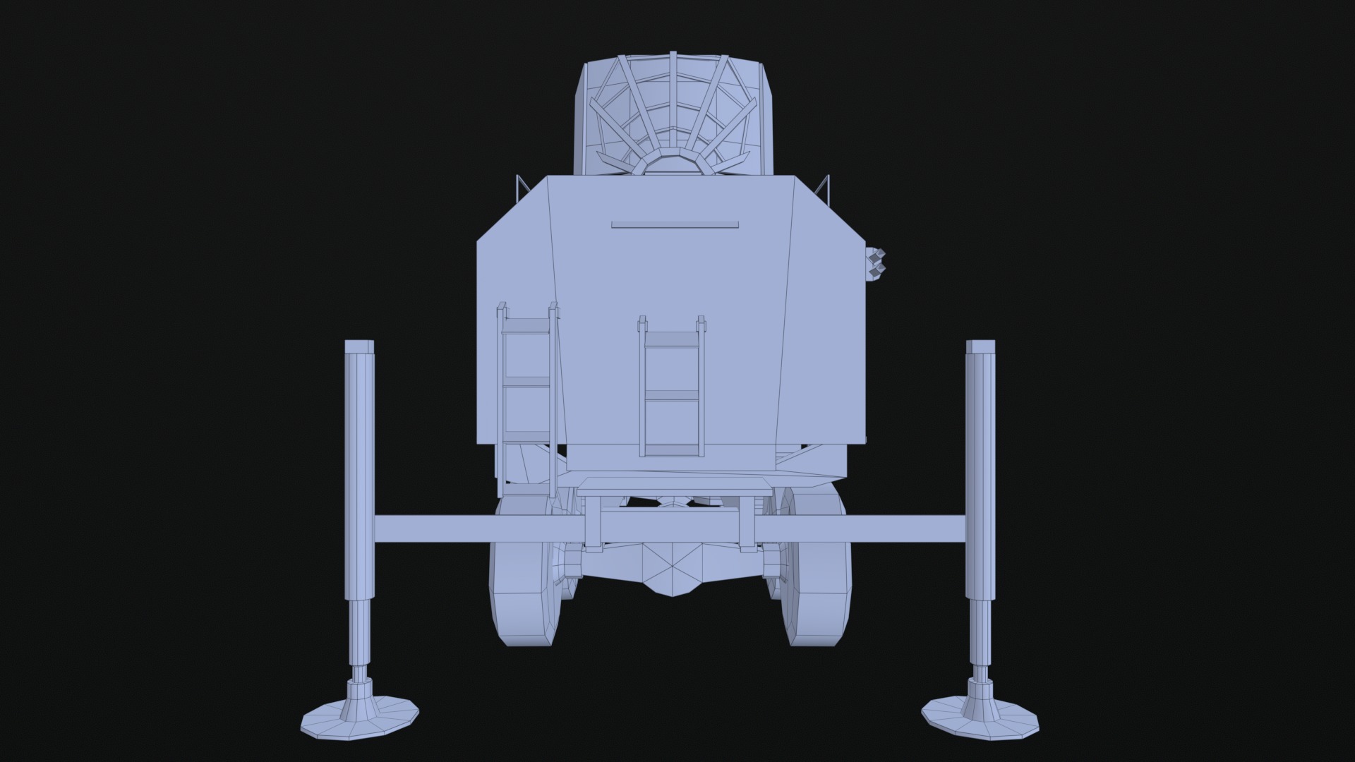 Asset - Army - Moskva 1 EW System 265 - 3D MODEL Low-poly Low-poly 3D model_24