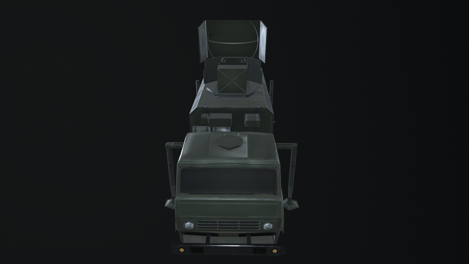 Asset - Army - Moskva 1 EW System 265 - 3D MODEL Low-poly Low-poly 3D model_37