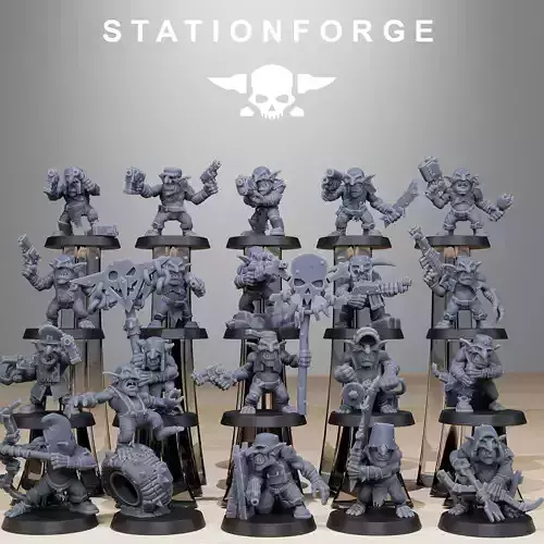 Gobs Infantry Reborn 3D print model