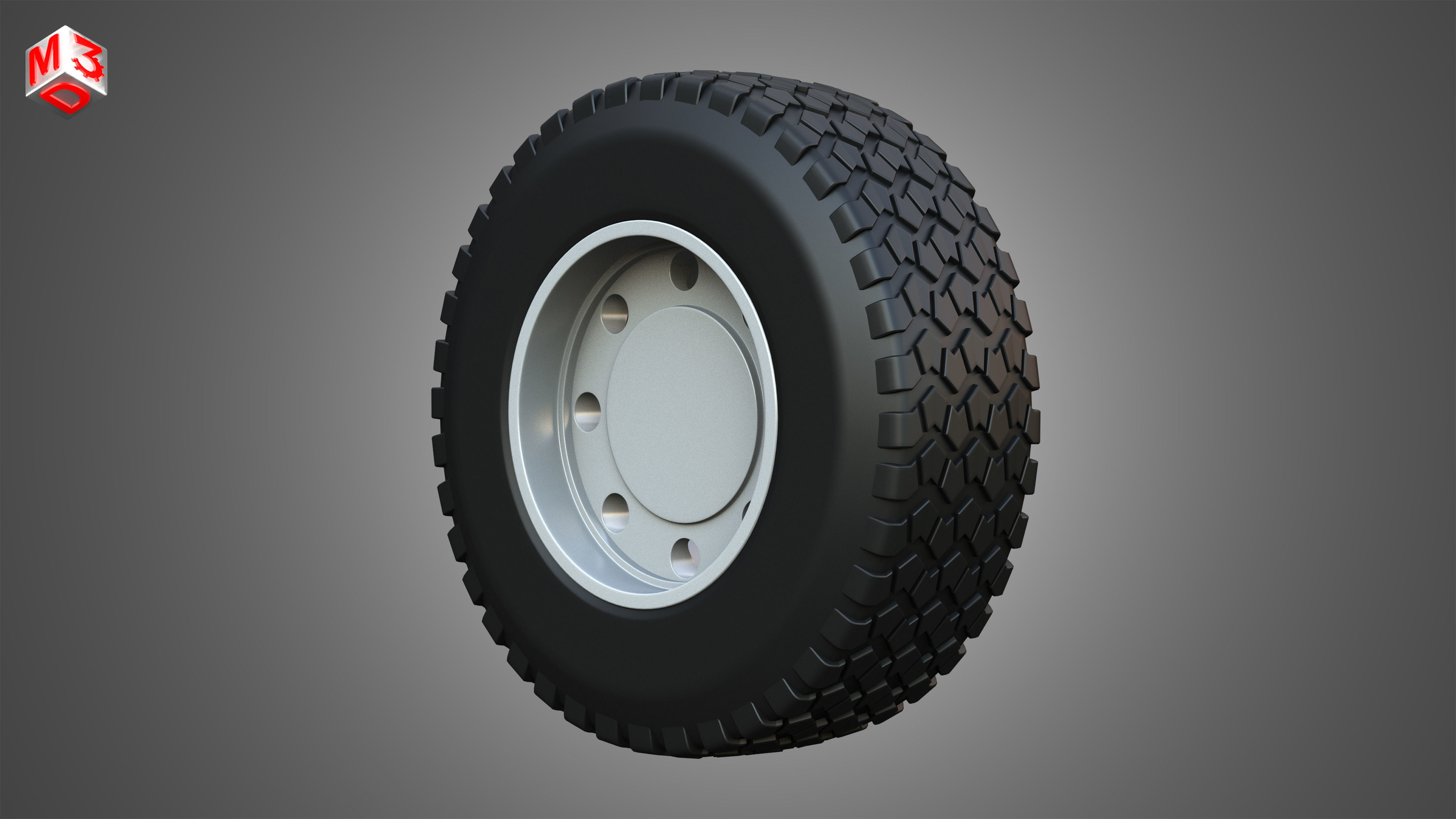 Markos Special Wheels and Tires MSWT -4 3D model_17