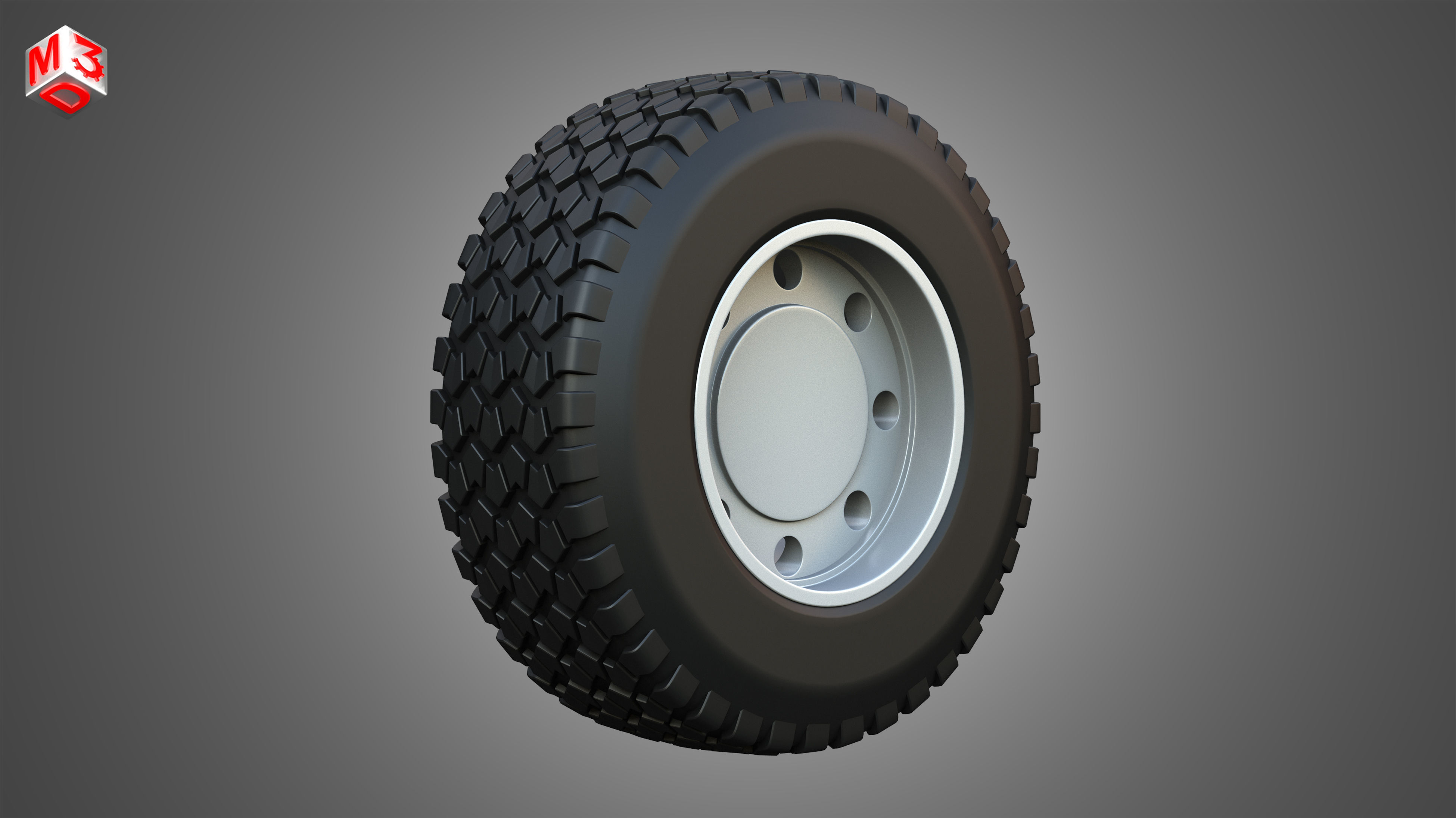 Markos Special Wheels and Tires MSWT -4 3D model_16