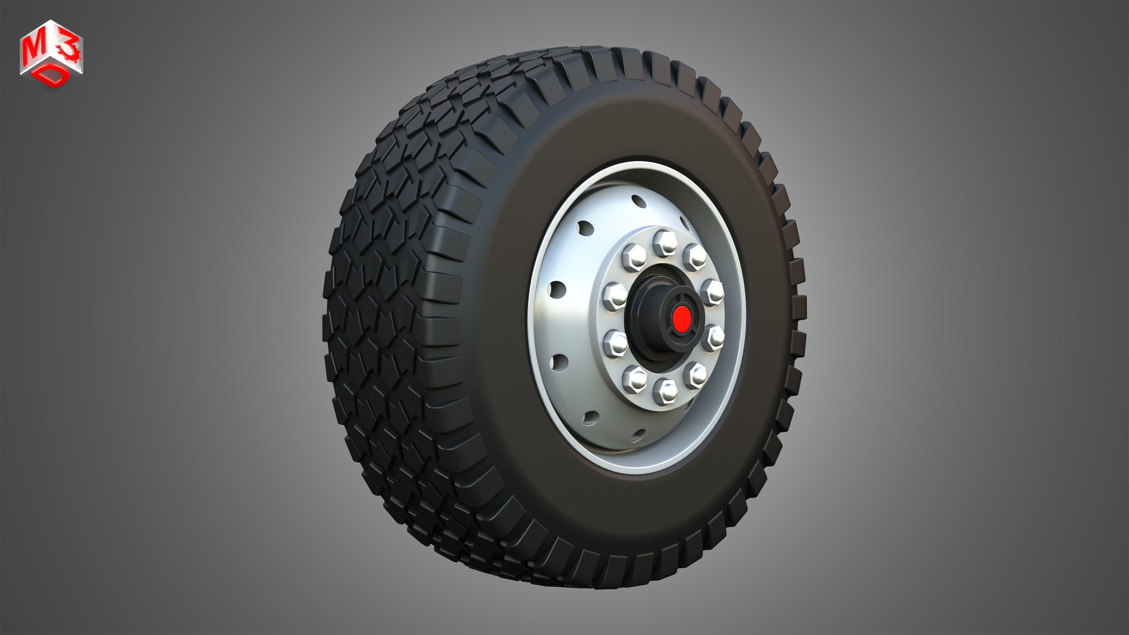 Markos Special Wheels and Tires MSWT -4 3D model_6
