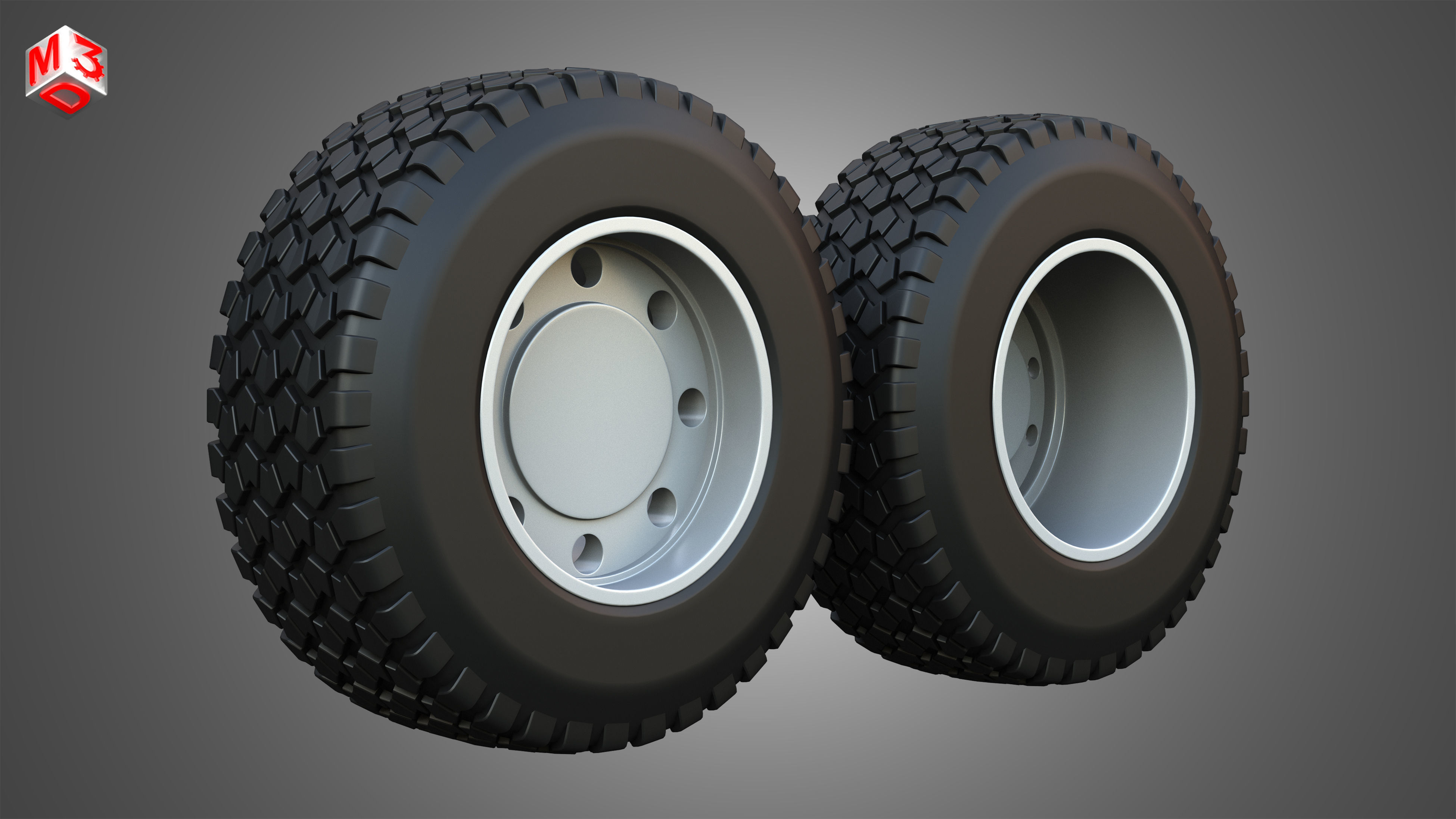 Markos Special Wheels and Tires MSWT -4 3D model_2
