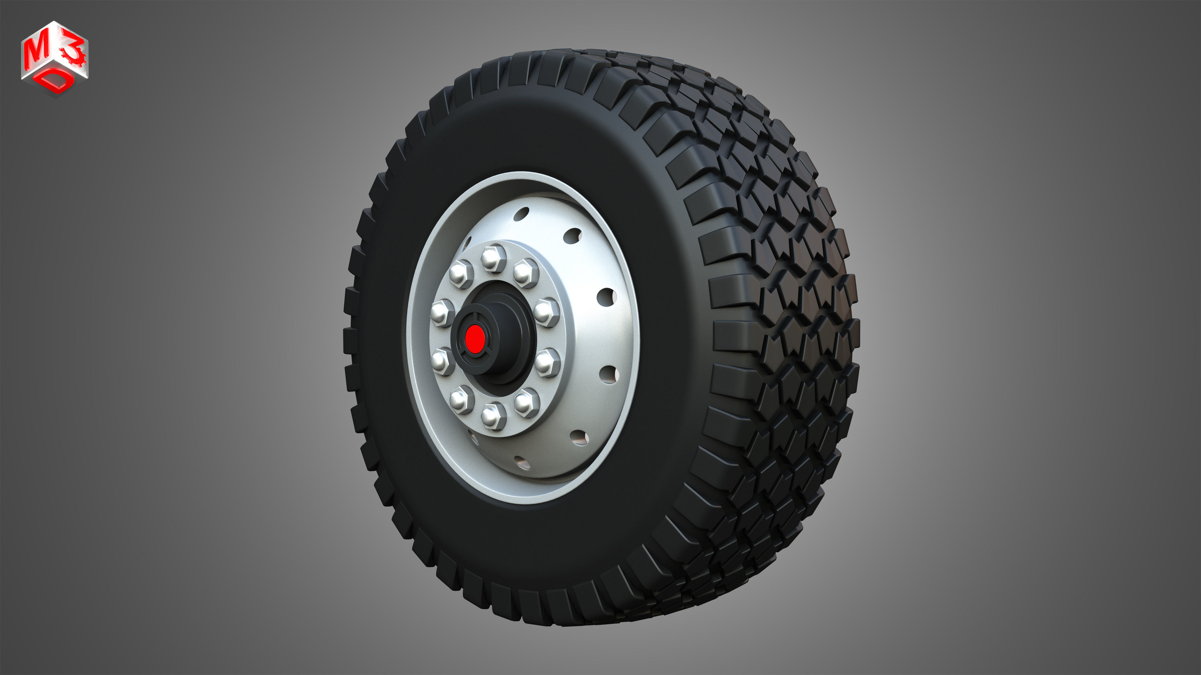 Markos Special Wheels and Tires MSWT -4 3D model_7