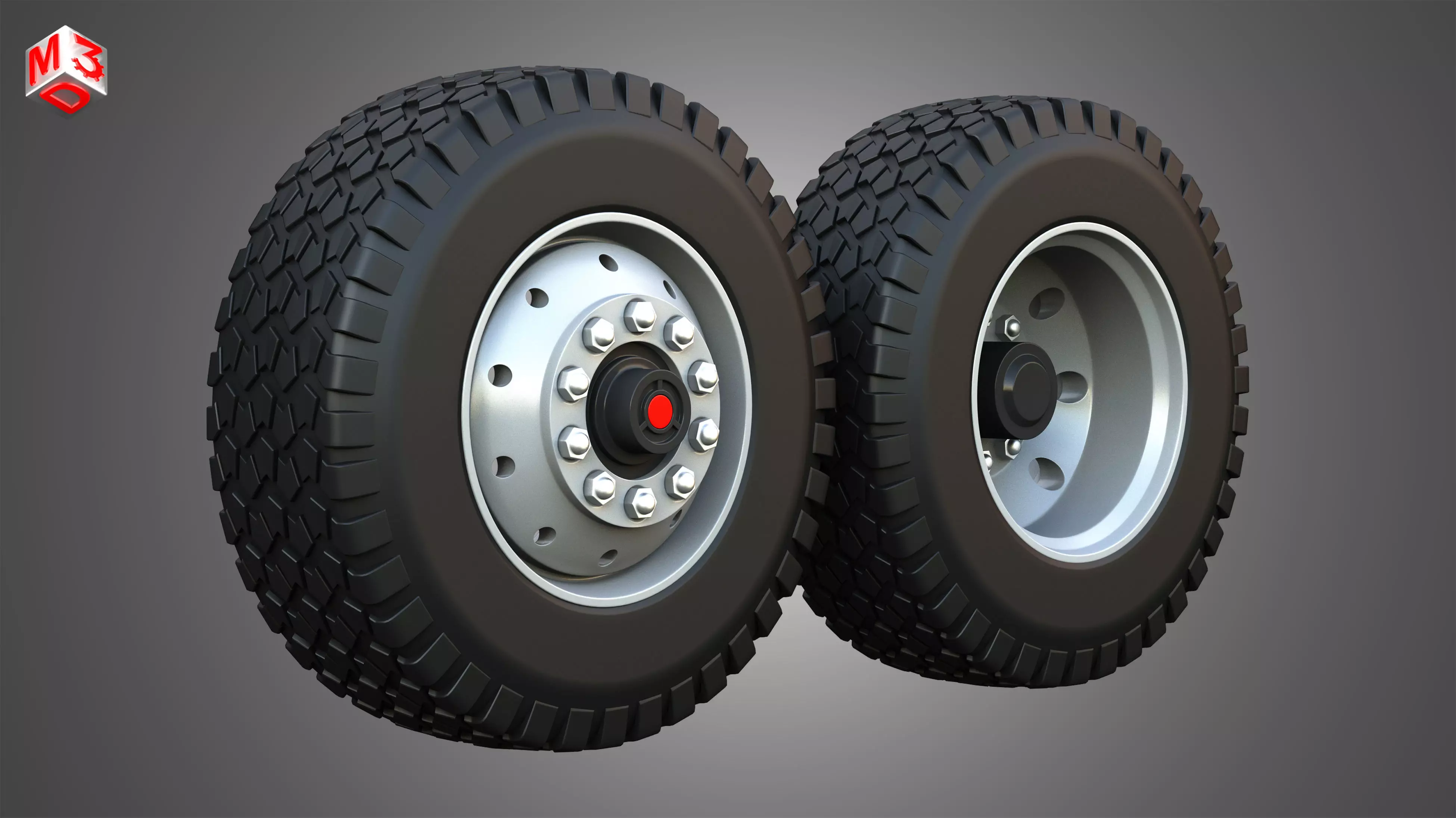 Markos Special Wheels and Tires MSWT -4 3D model_0