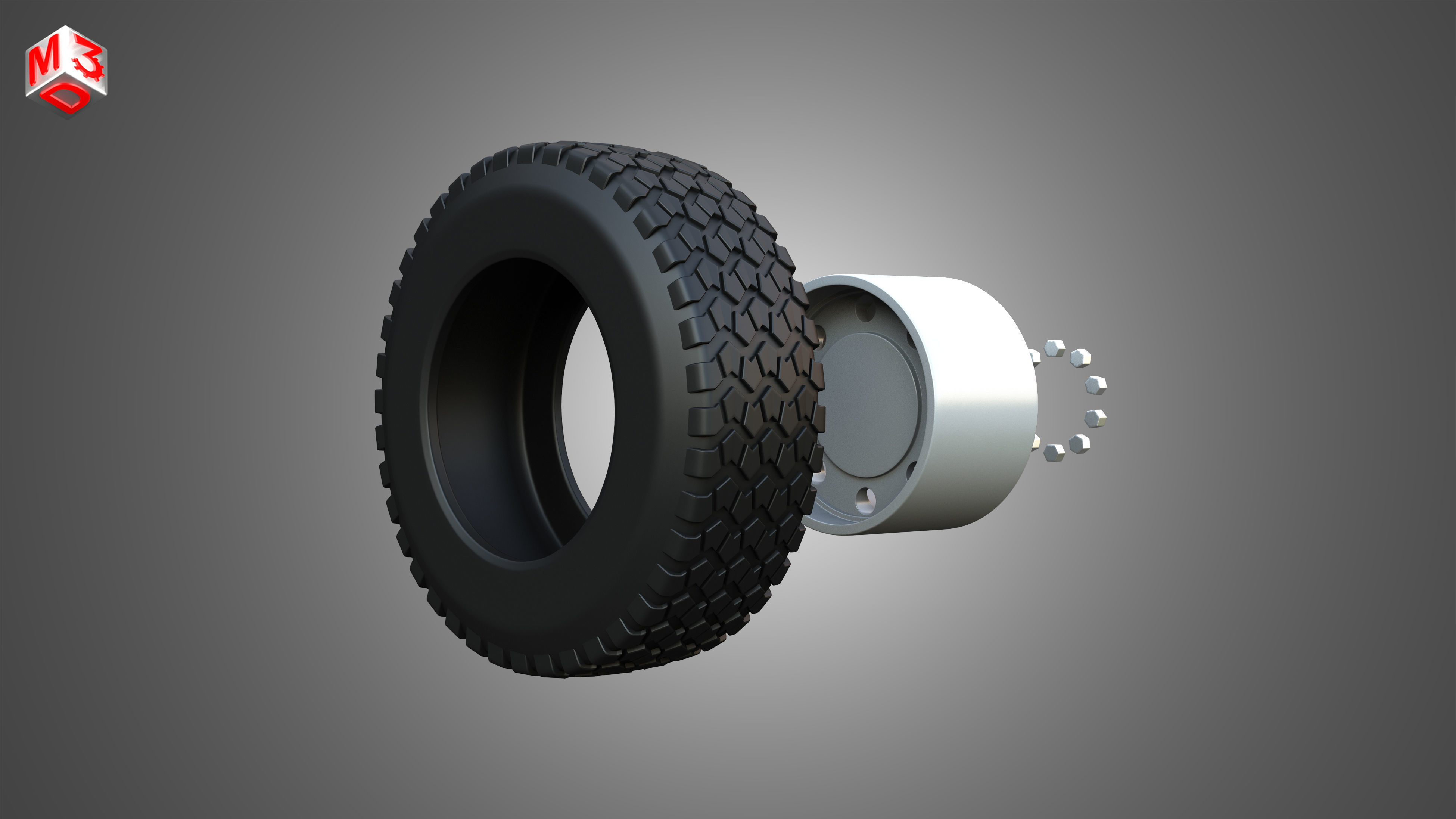 Markos Special Wheels and Tires MSWT -4 3D model_20