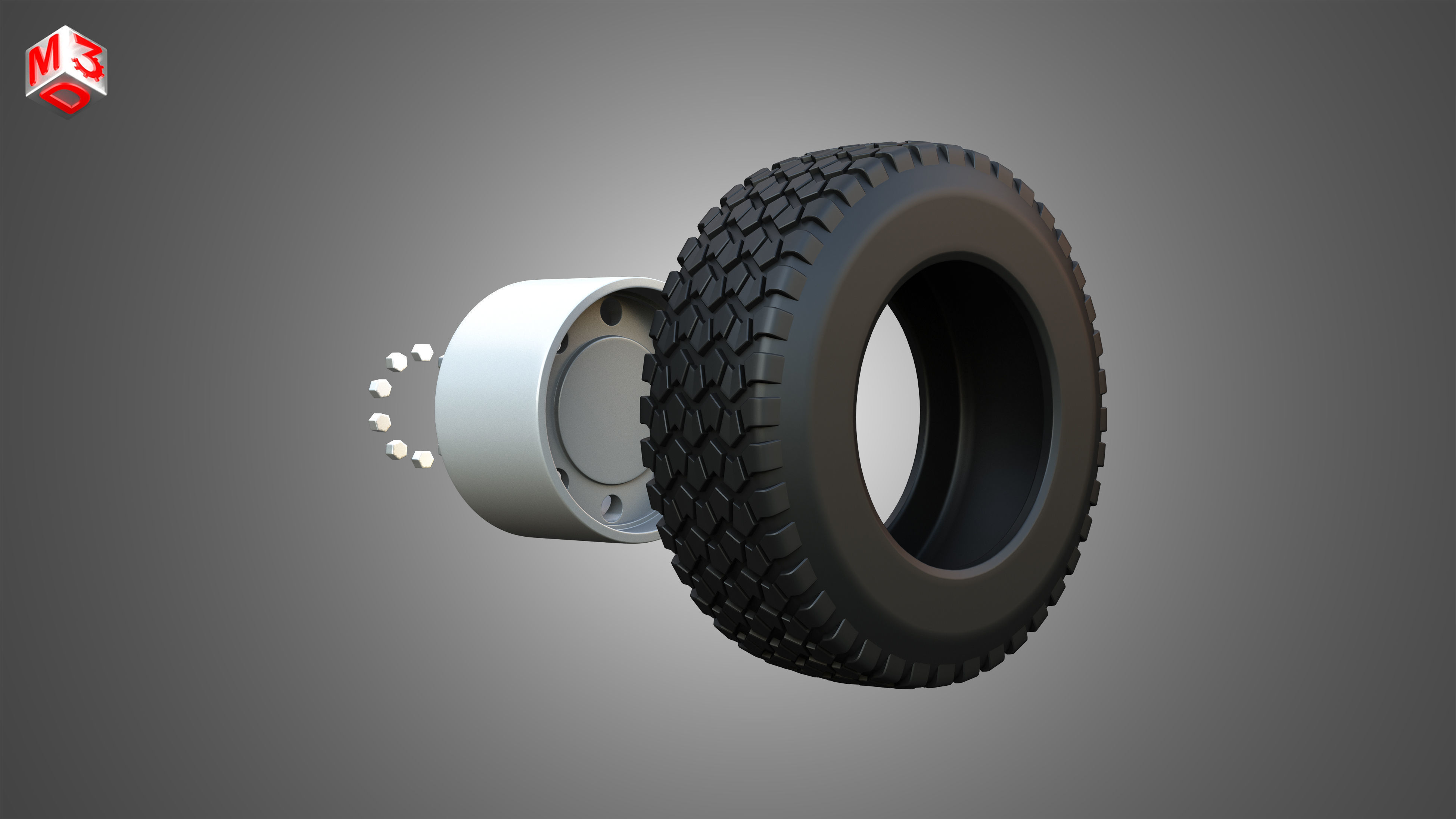 Markos Special Wheels and Tires MSWT -4 3D model_21