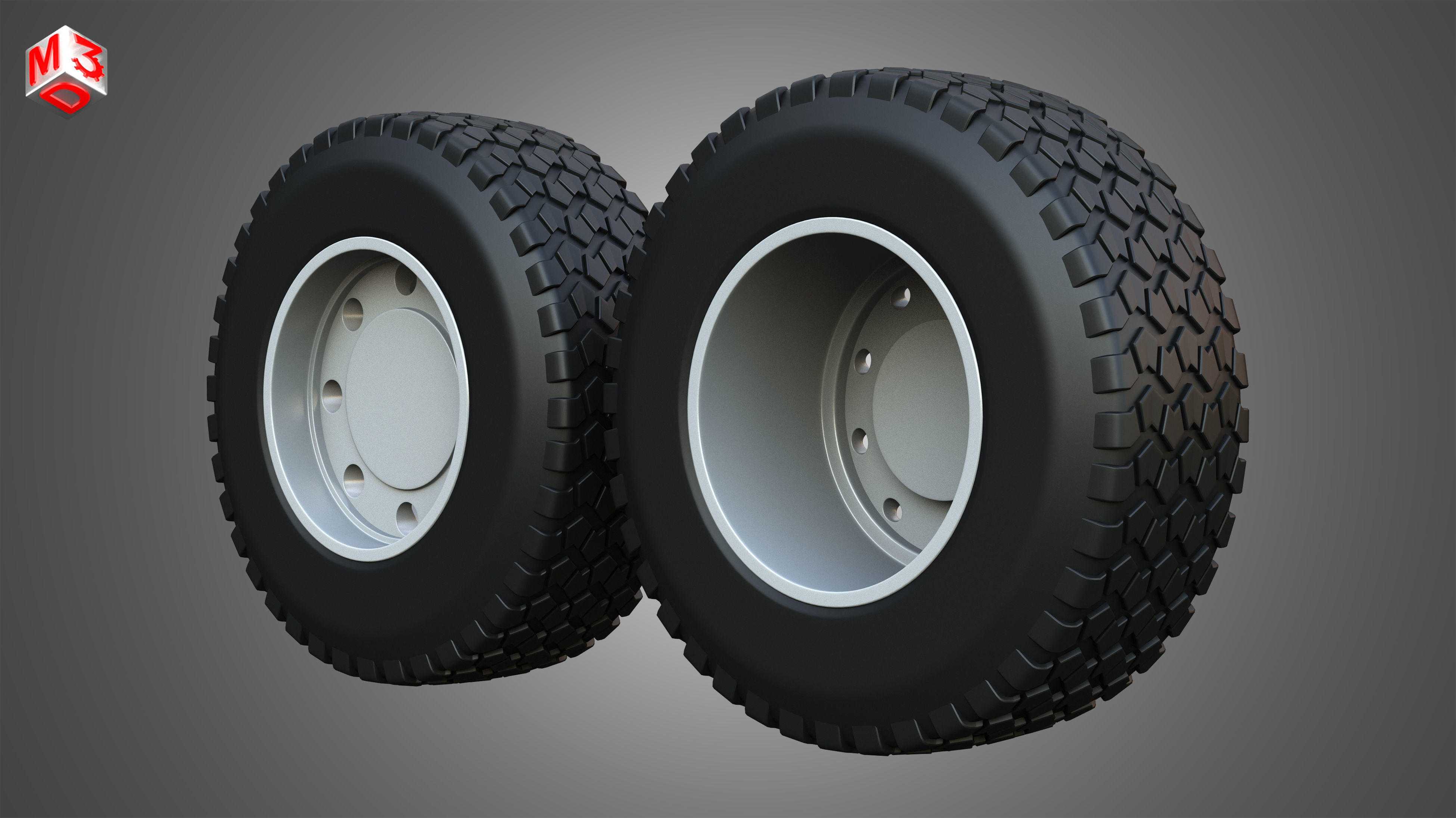 Markos Special Wheels and Tires MSWT -4 3D model_3