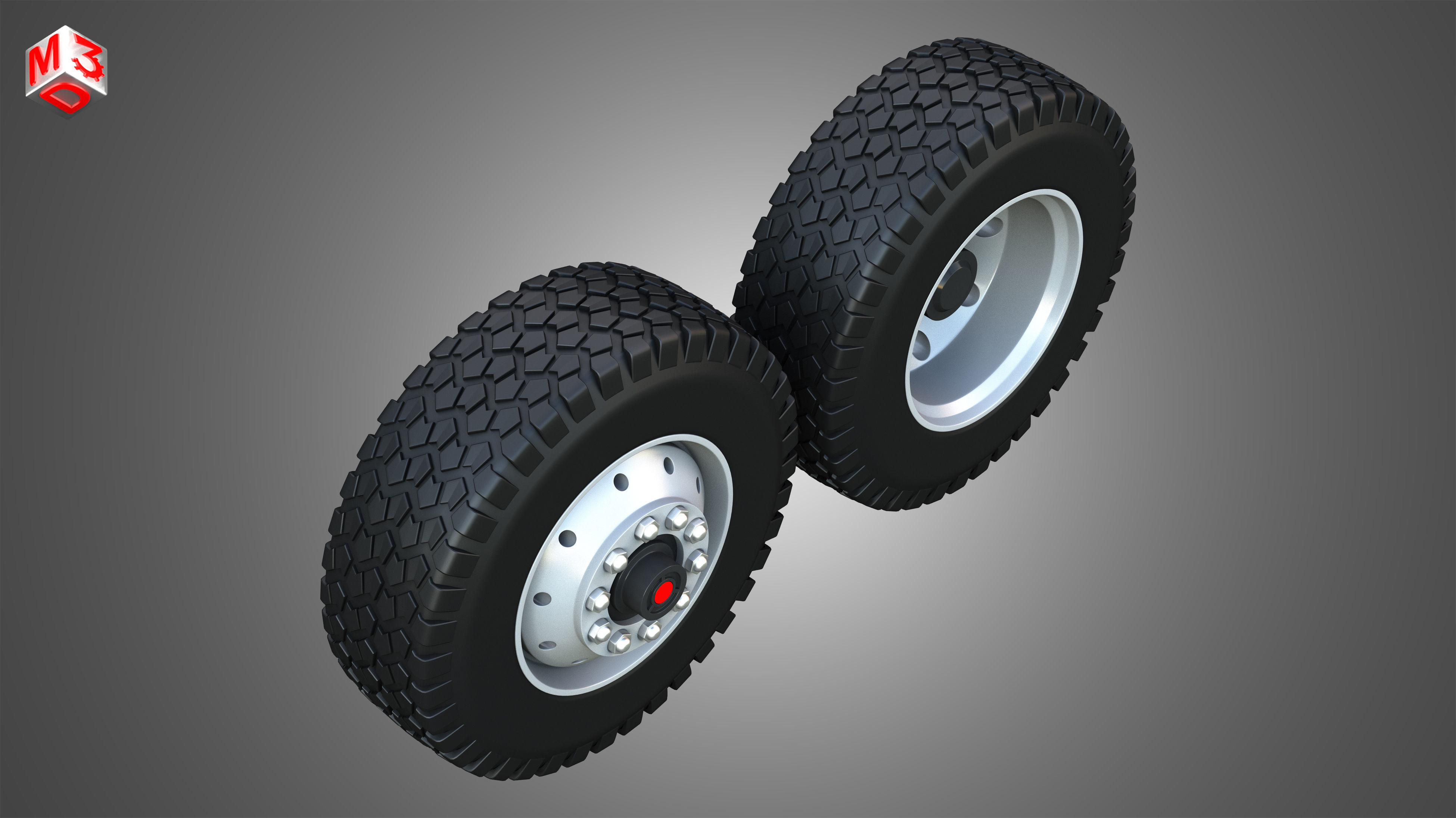Markos Special Wheels and Tires MSWT -4 3D model_4