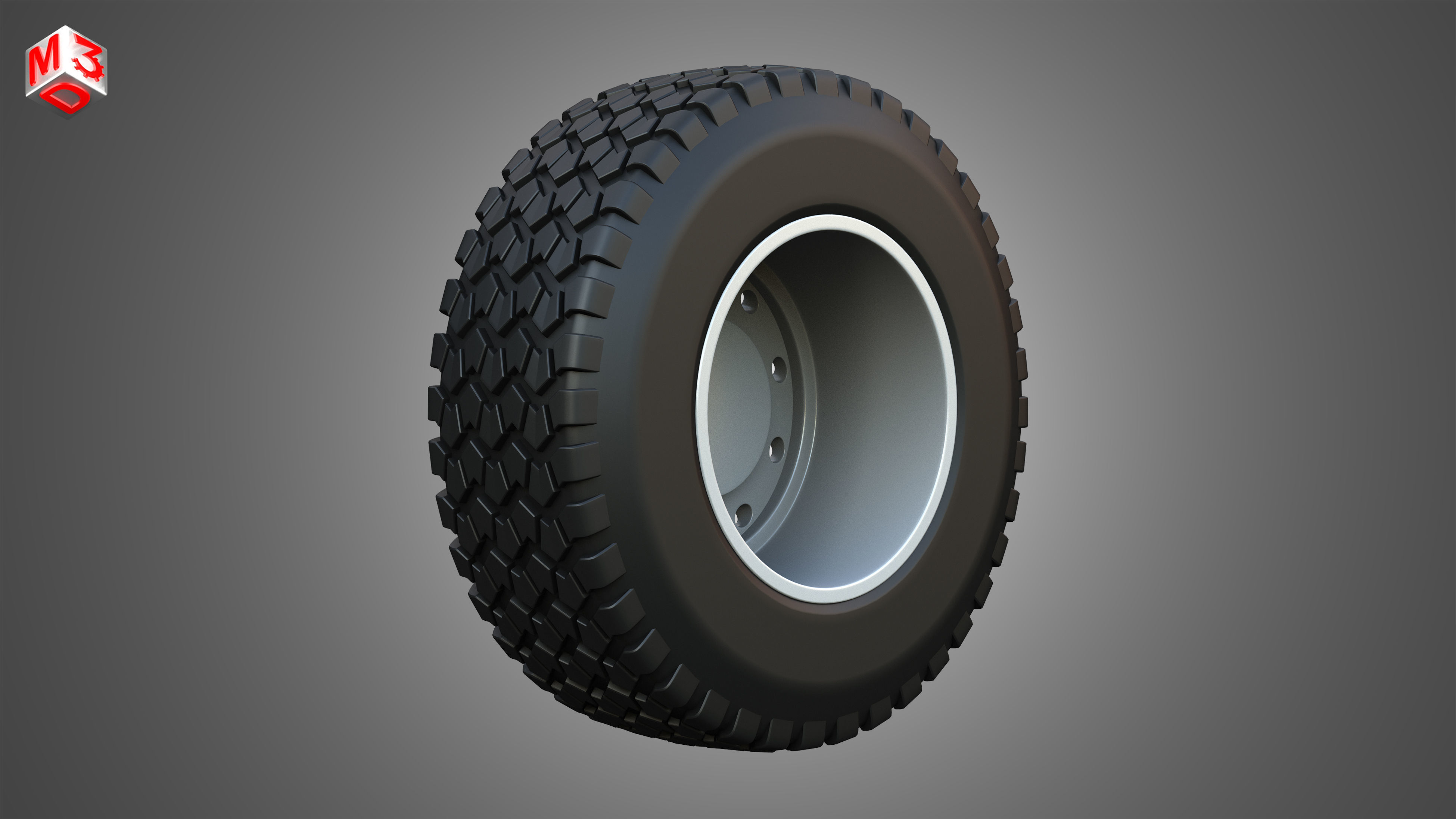 Markos Special Wheels and Tires MSWT -4 3D model_8