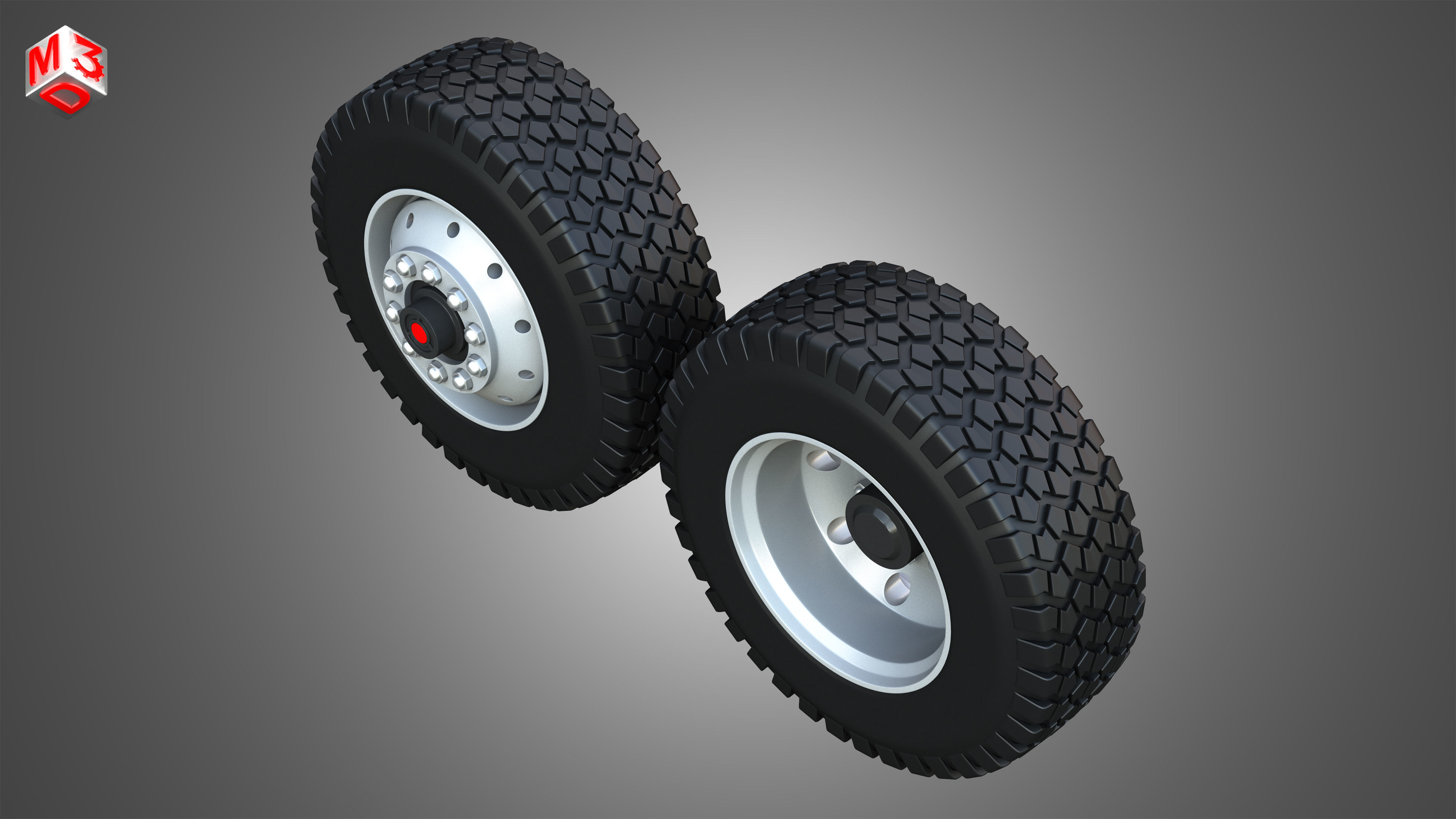 Markos Special Wheels and Tires MSWT -4 3D model_5