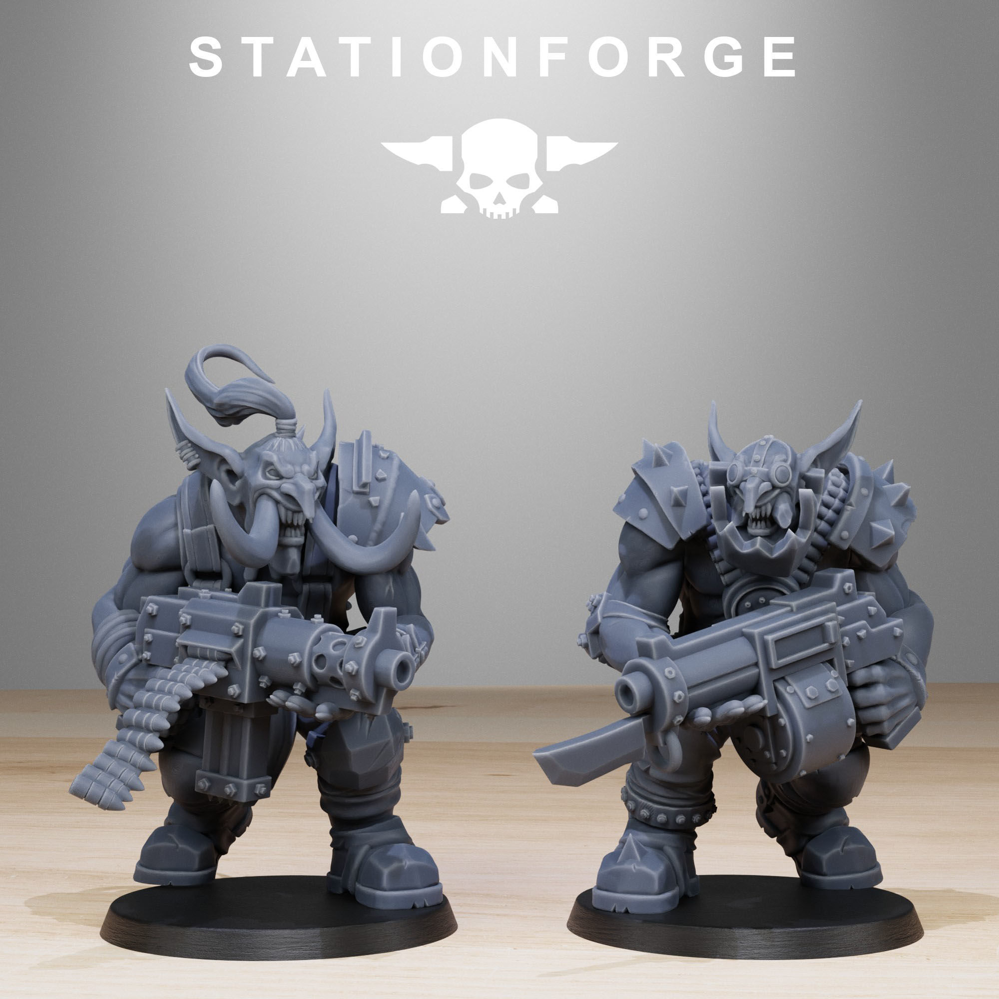 Orkaz Trolls 3D print model_3