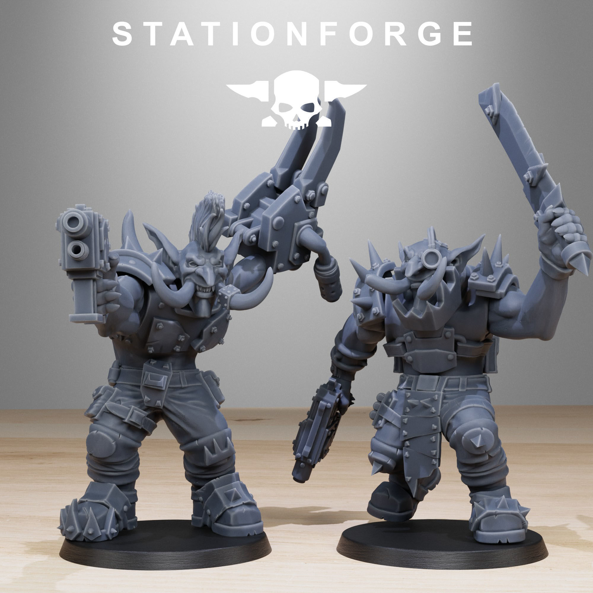 Orkaz Trolls 3D print model_1