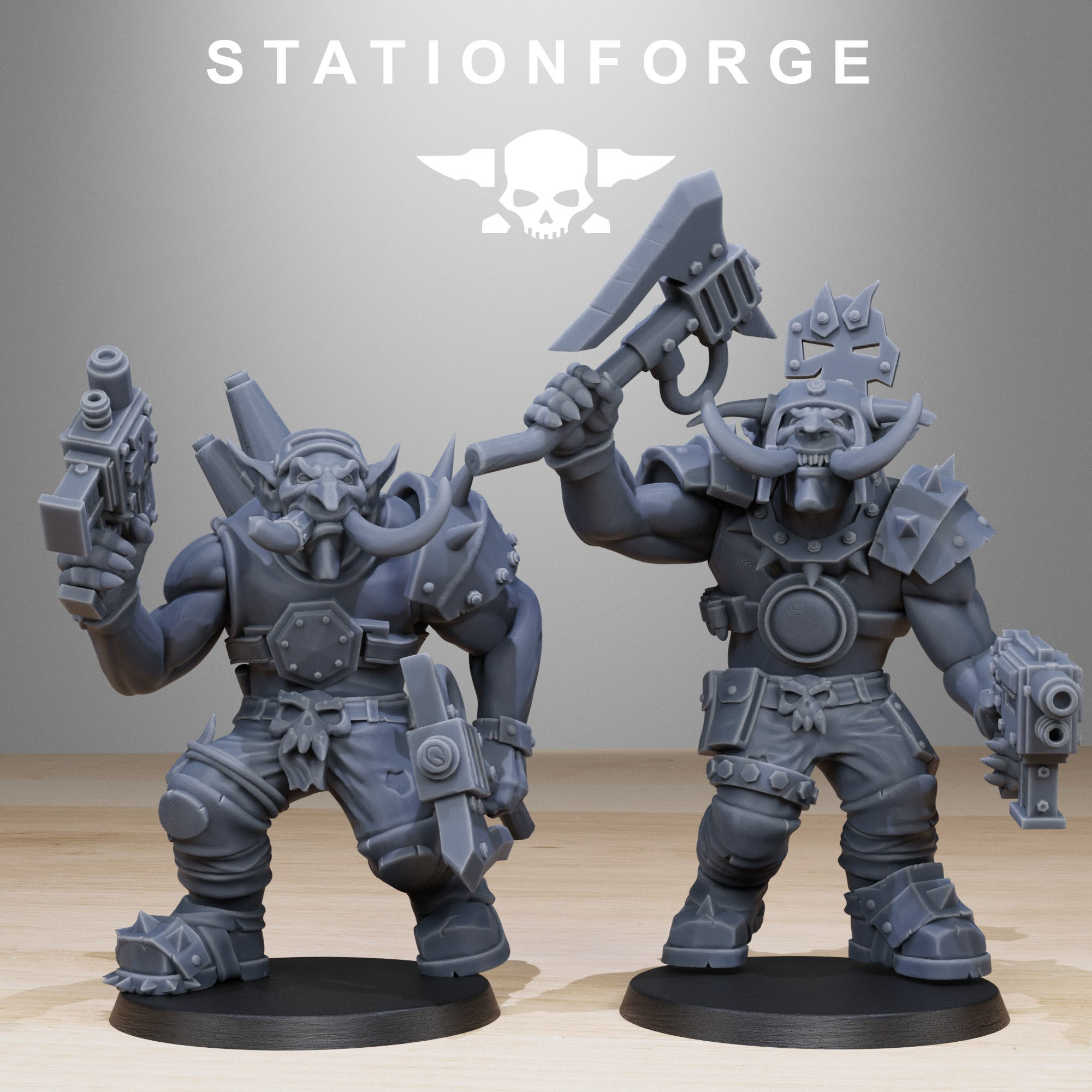 Orkaz Trolls 3D print model_4
