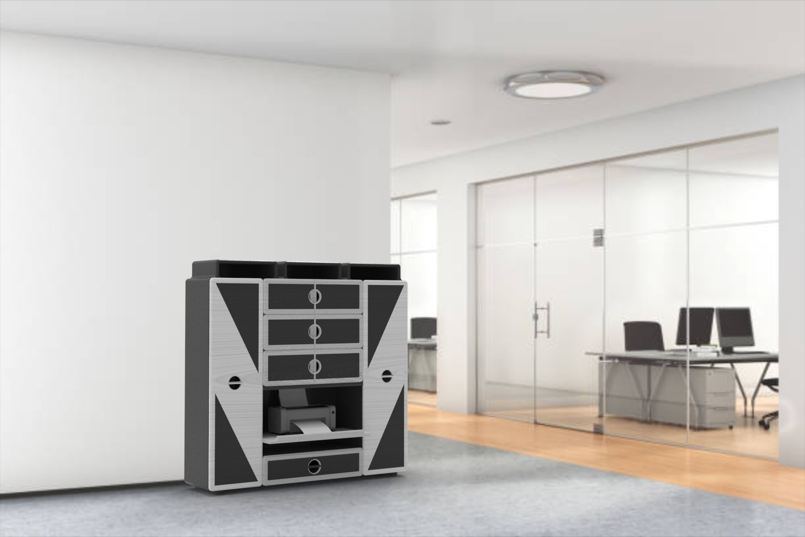 Storagae Unit Free 3D model_1