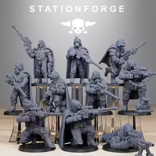 GrimGuard Snipers 3D print model