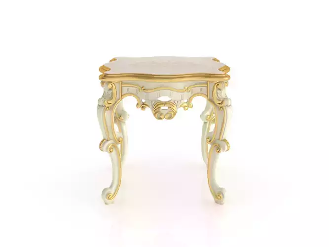 Marble side table by Modenese