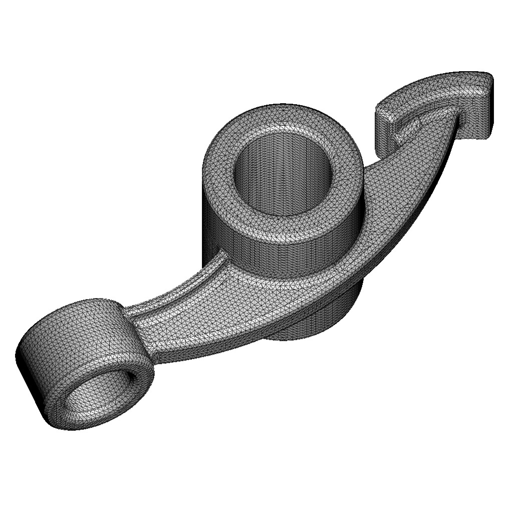 Vehicle Rocker Arm 3D print model_4