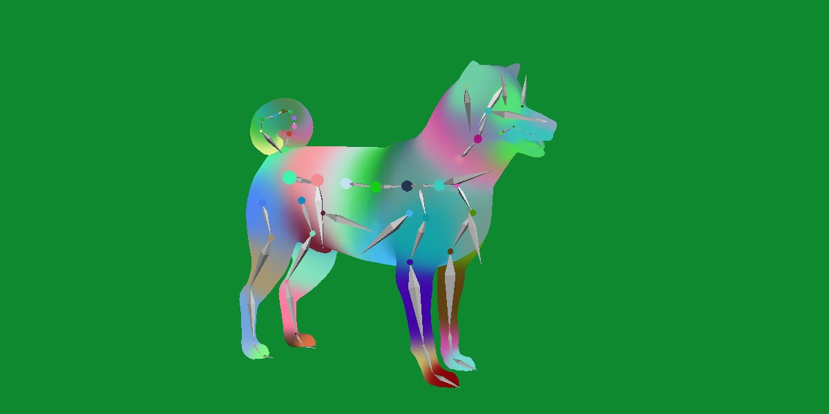Japanese Shiba Inu Dog Low-poly 3D model_9