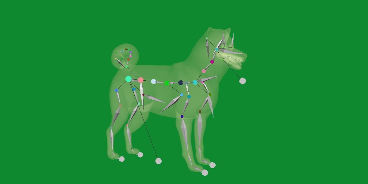 Japanese Shiba Inu Dog Low-poly 3D model_8