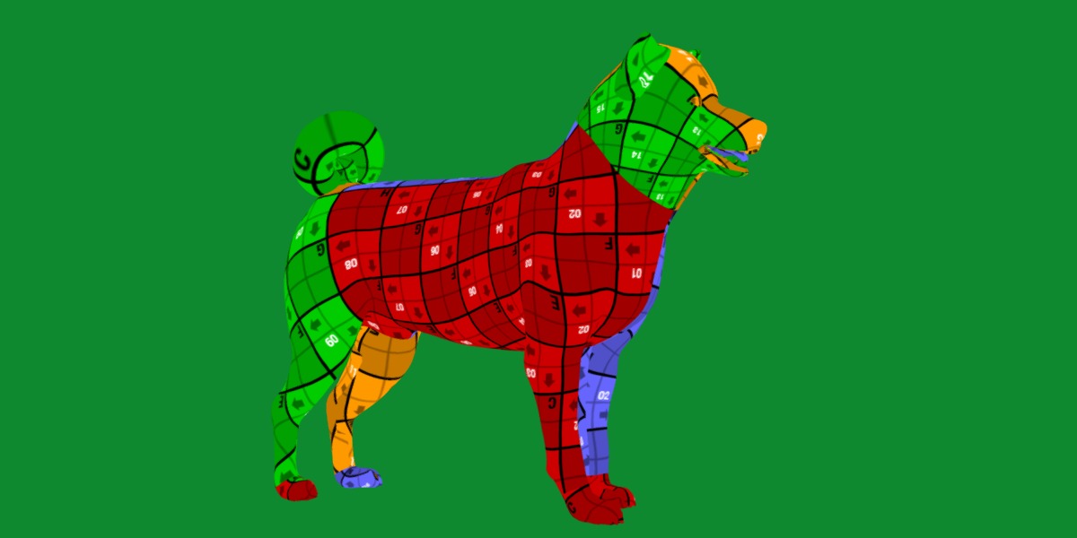 Japanese Shiba Inu Dog Low-poly 3D model_21