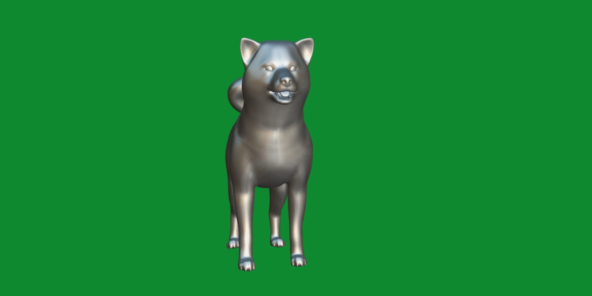Japanese Shiba Inu Dog Low-poly 3D model_15