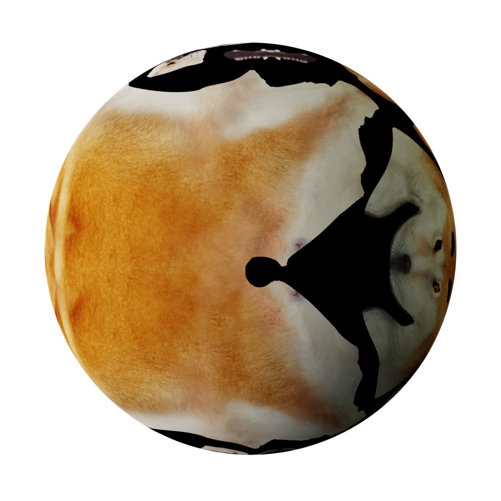 Japanese Shiba Inu Dog Low-poly 3D model_41