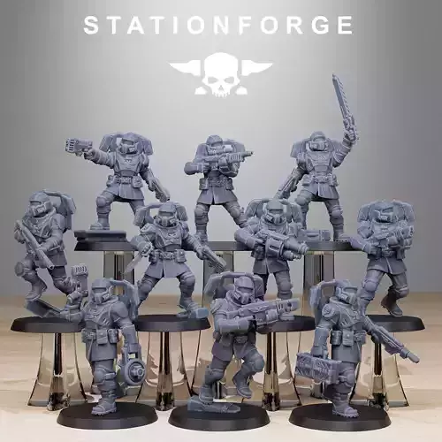 Vaskar Jump Squad 3D print model