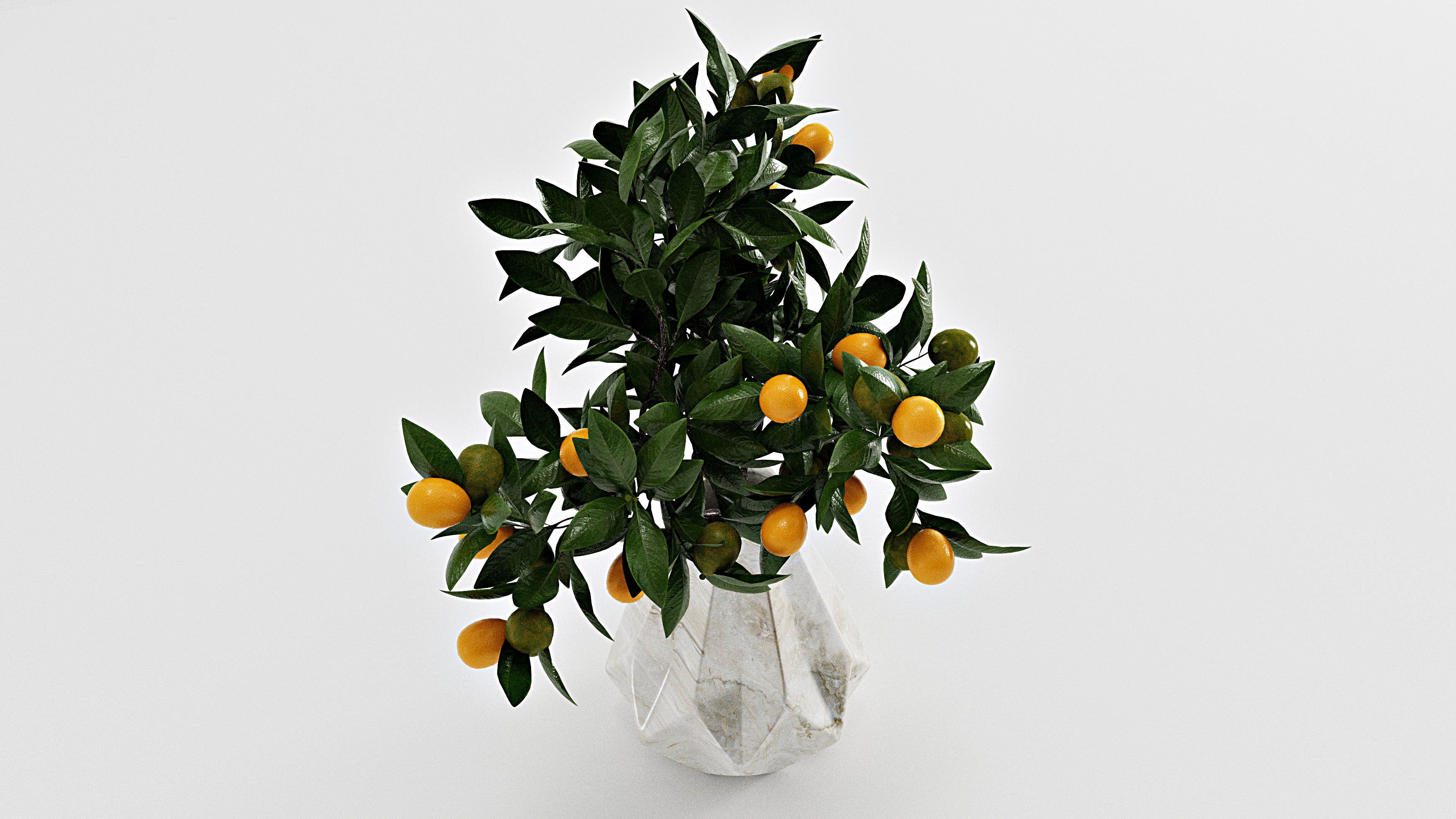 vase sketch up Low-poly 3D model_2