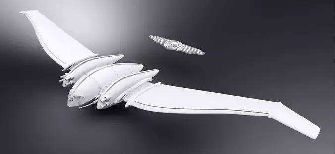 Totenkopf Drone scale model 3D print model
