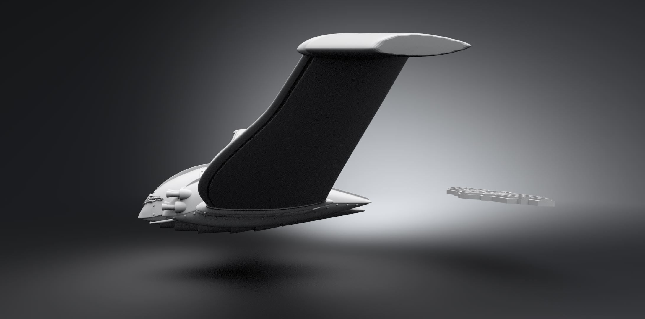 Totenkopf Drone scale model 3D print model_1