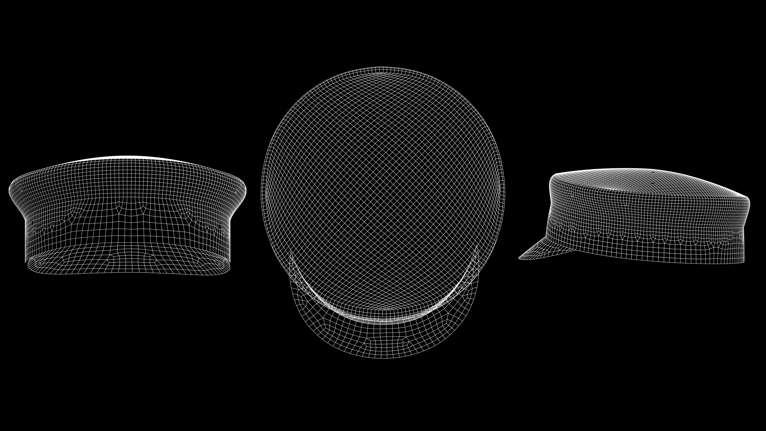 CLASSIC CAPS PACK mv2 highpoly 3D model_13