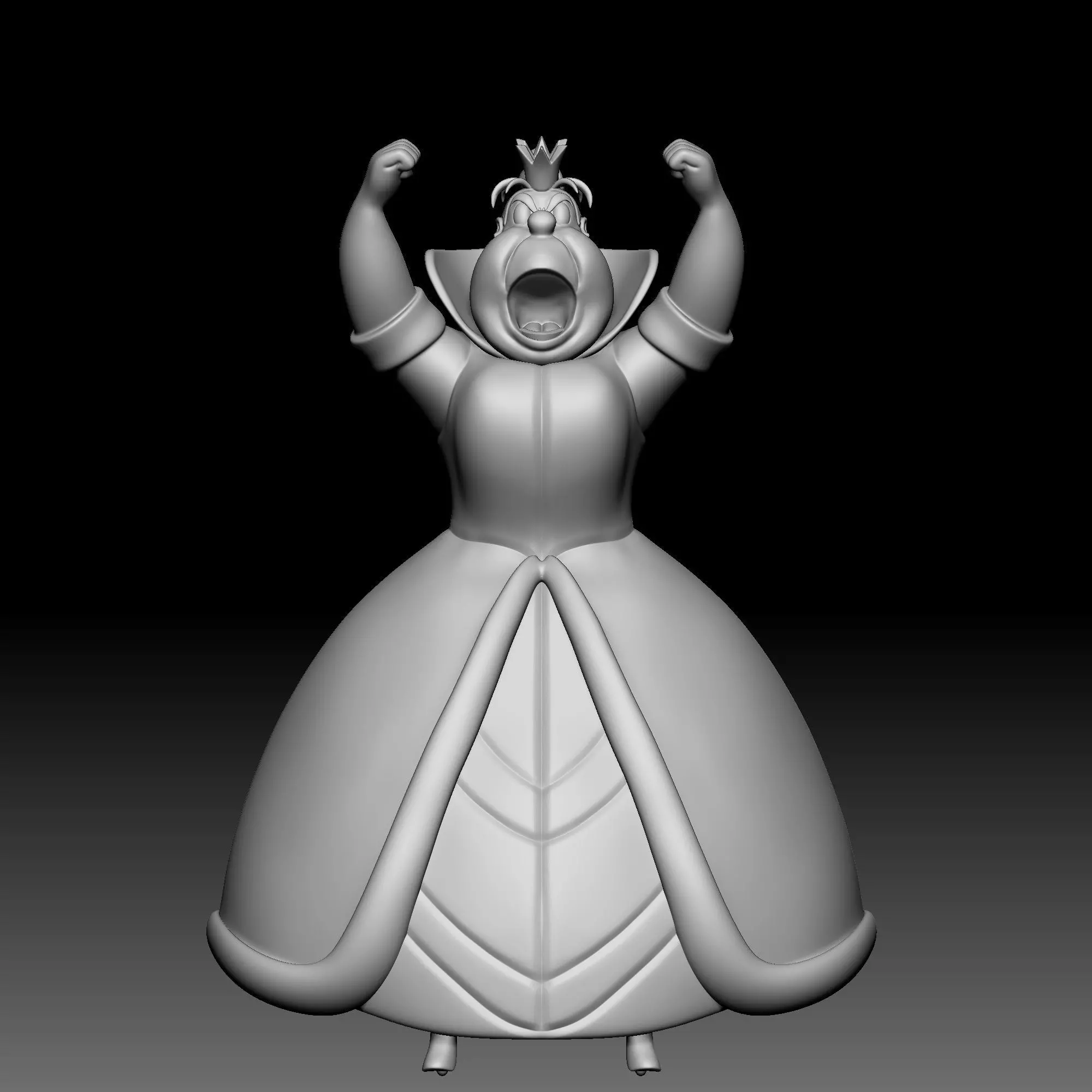 Queen of Hearts - Alice in Wonderland - 040 3D print model