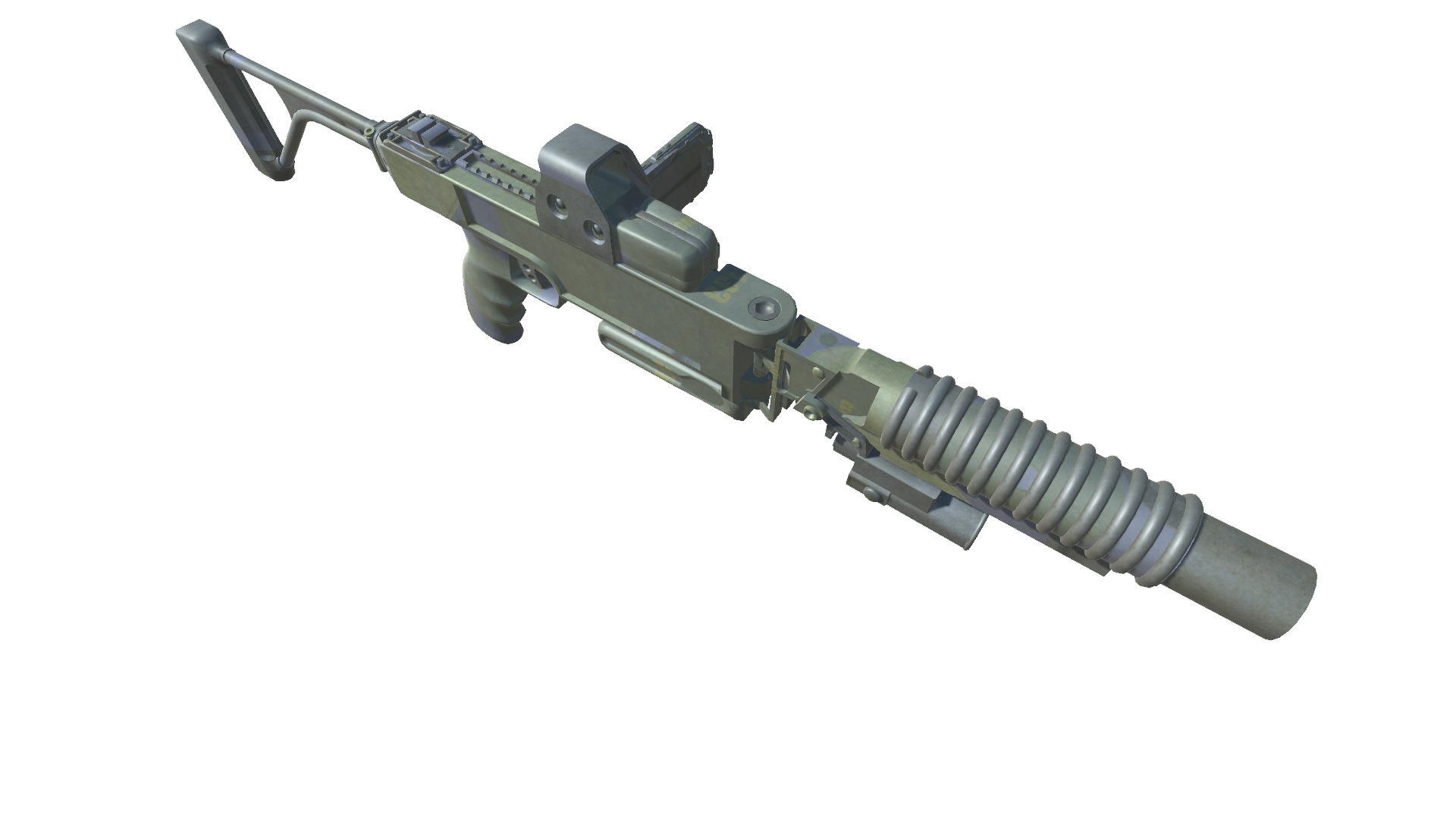 39-Cornershot-GL-gun model 3d game ready model Low-poly 3D model Low-poly 3D model_12