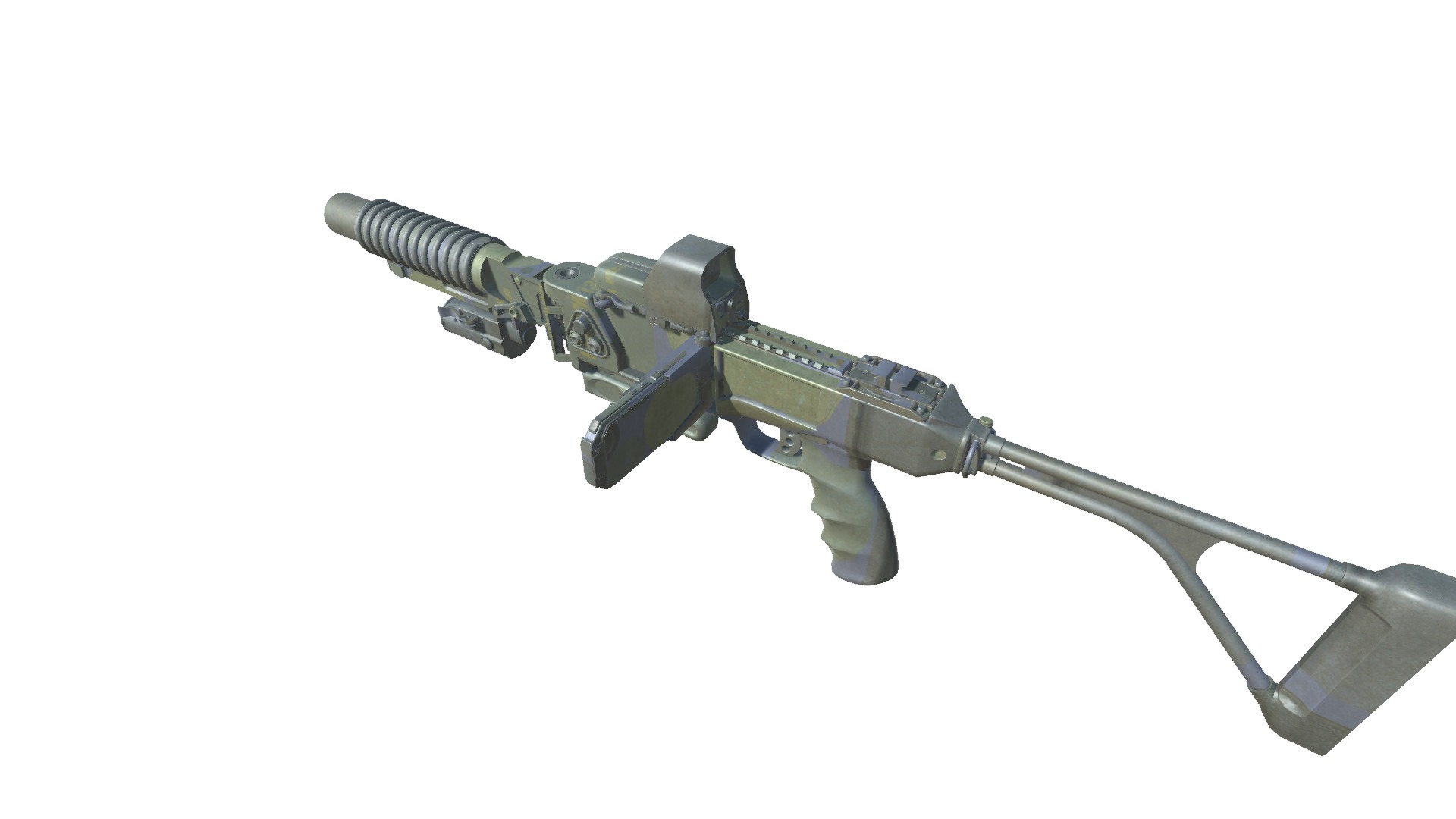 39-Cornershot-GL-gun model 3d game ready model Low-poly 3D model Low-poly 3D model_14