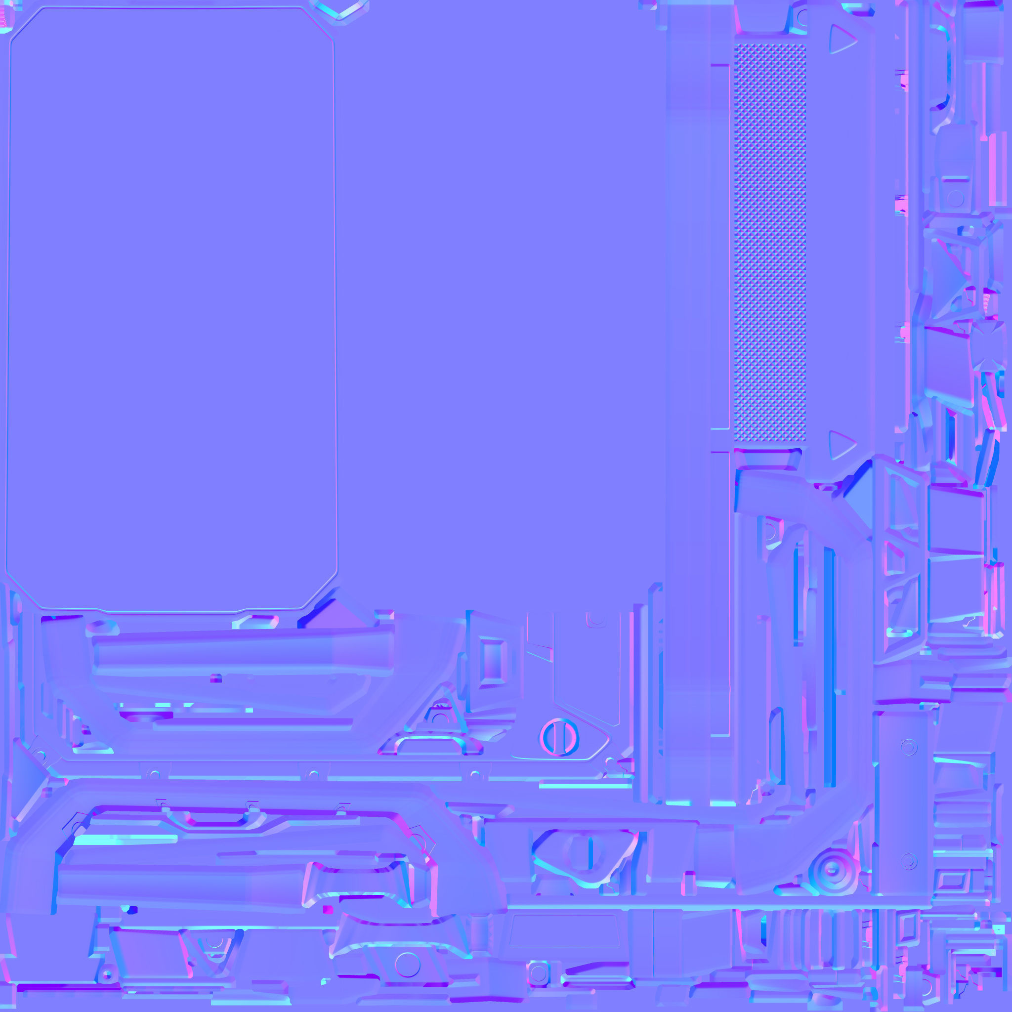 39-Cornershot-GL-gun model 3d game ready model Low-poly 3D model Low-poly 3D model_29