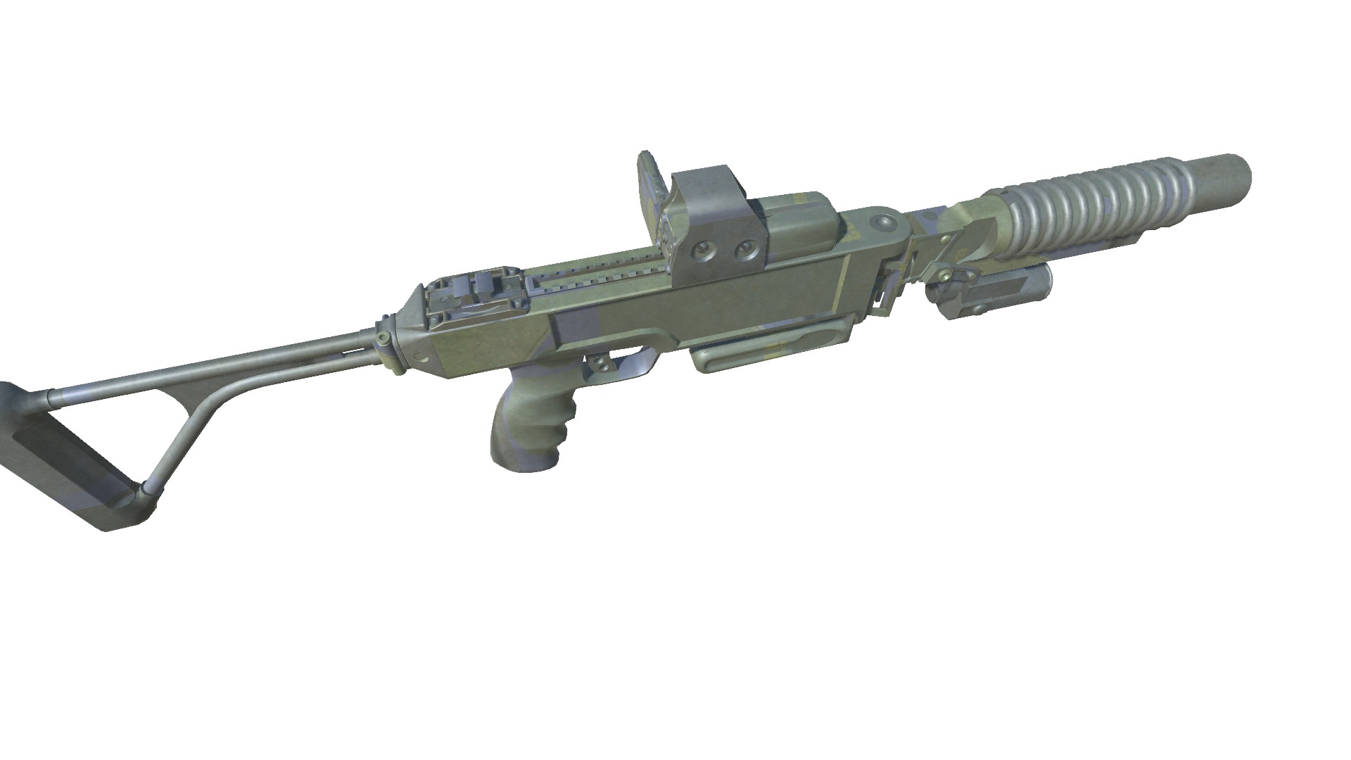 39-Cornershot-GL-gun model 3d game ready model Low-poly 3D model Low-poly 3D model_11