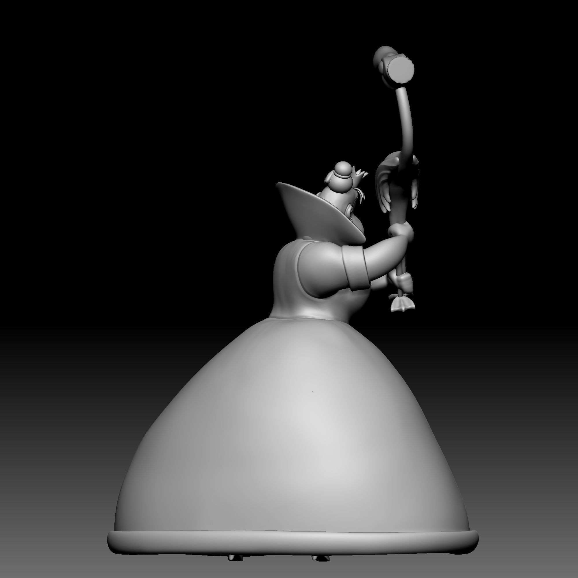 Queen of Hearts - Alice in Wonderland - 050 3D print model_5
