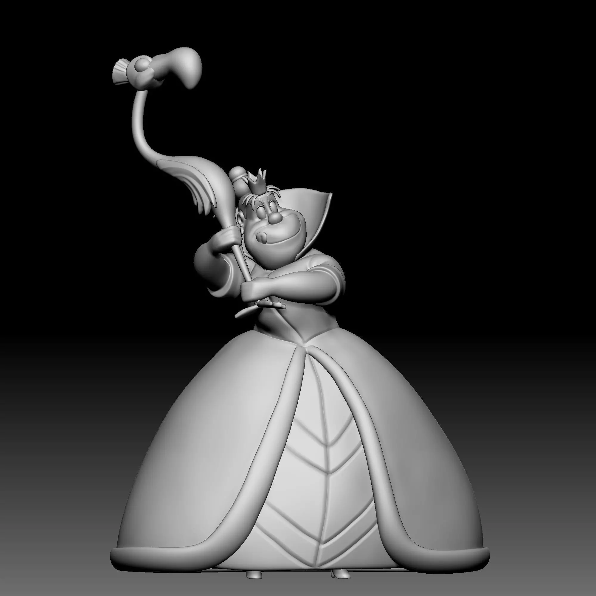 Queen of Hearts - Alice in Wonderland - 050 3D print model_0