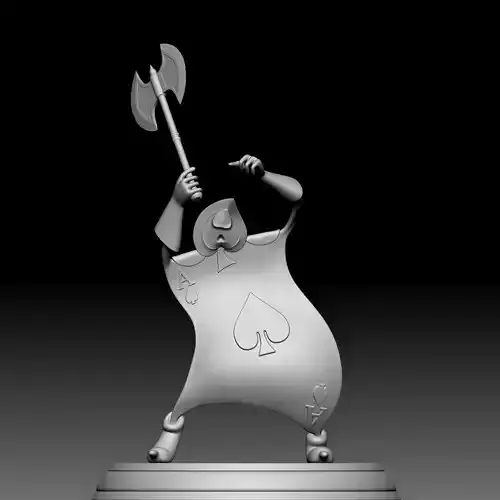 The Playing Card - Alice in Wonderland -010