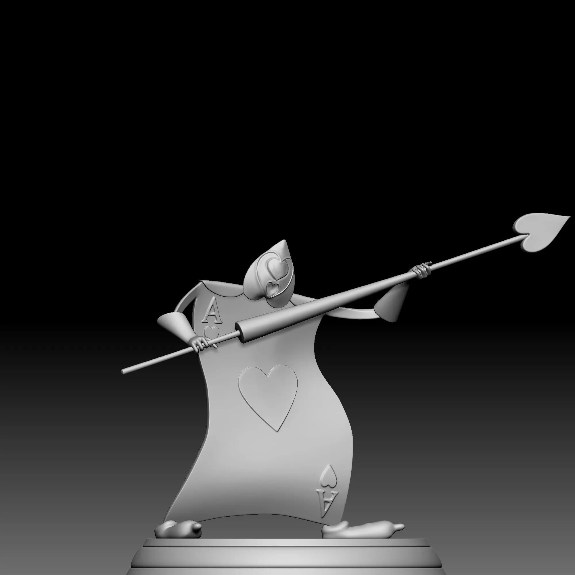 The Playing Card - Alice in Wonderland -020 3D print model_0