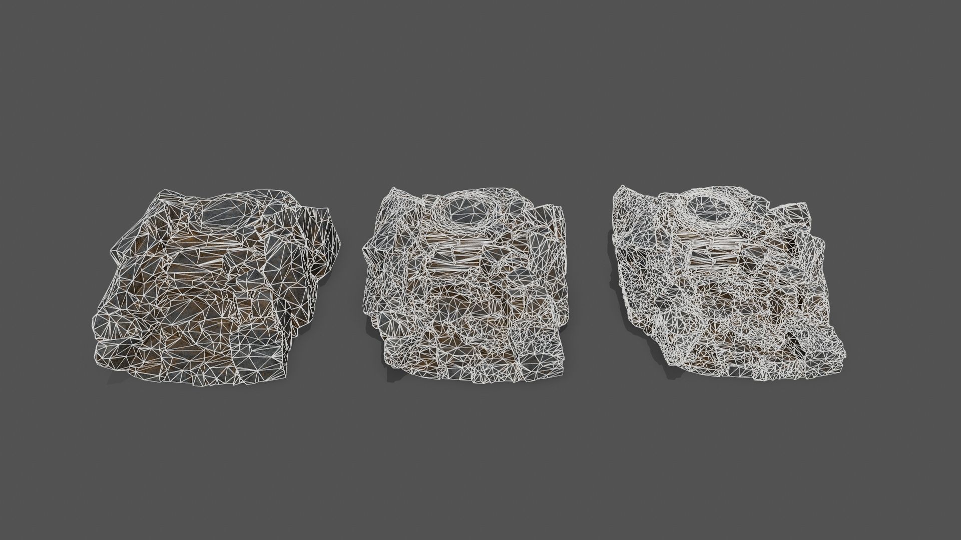 old temple Low-poly 3D model_12