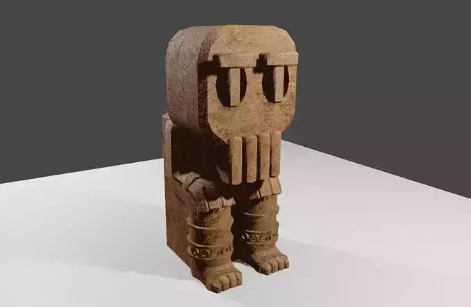Ancient Skull Statue