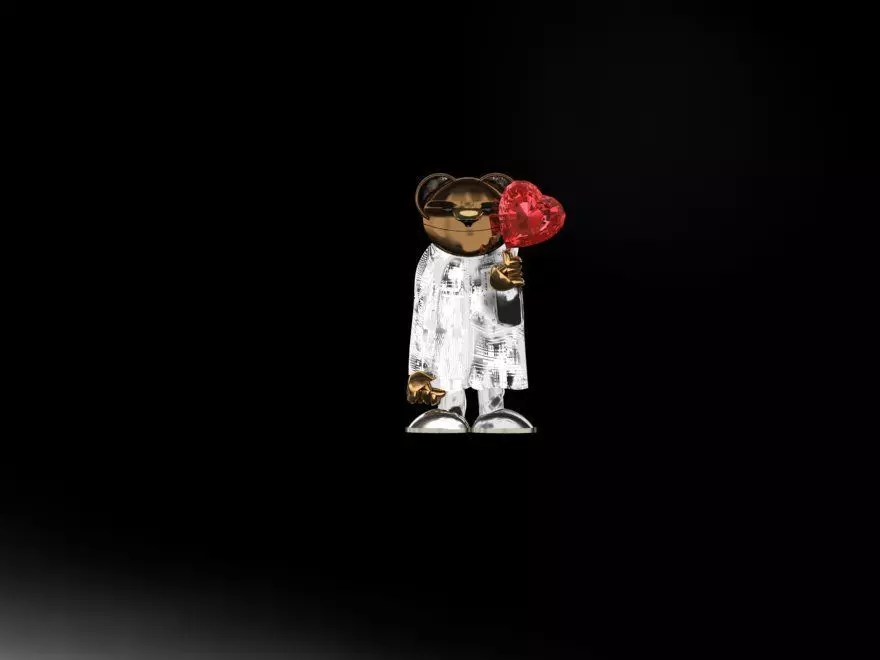 bear toy 3D print model_0