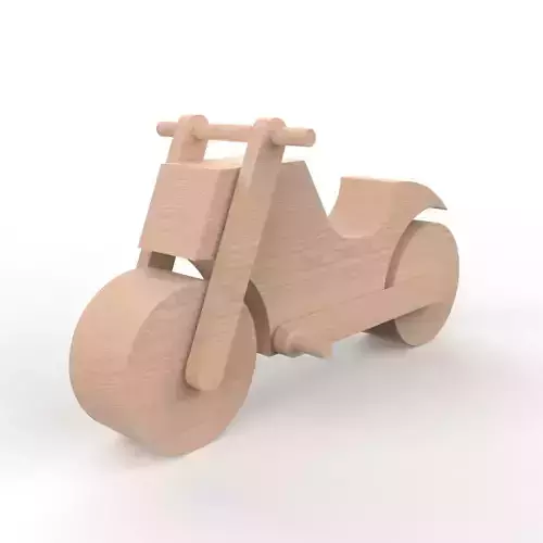 wooden bike
