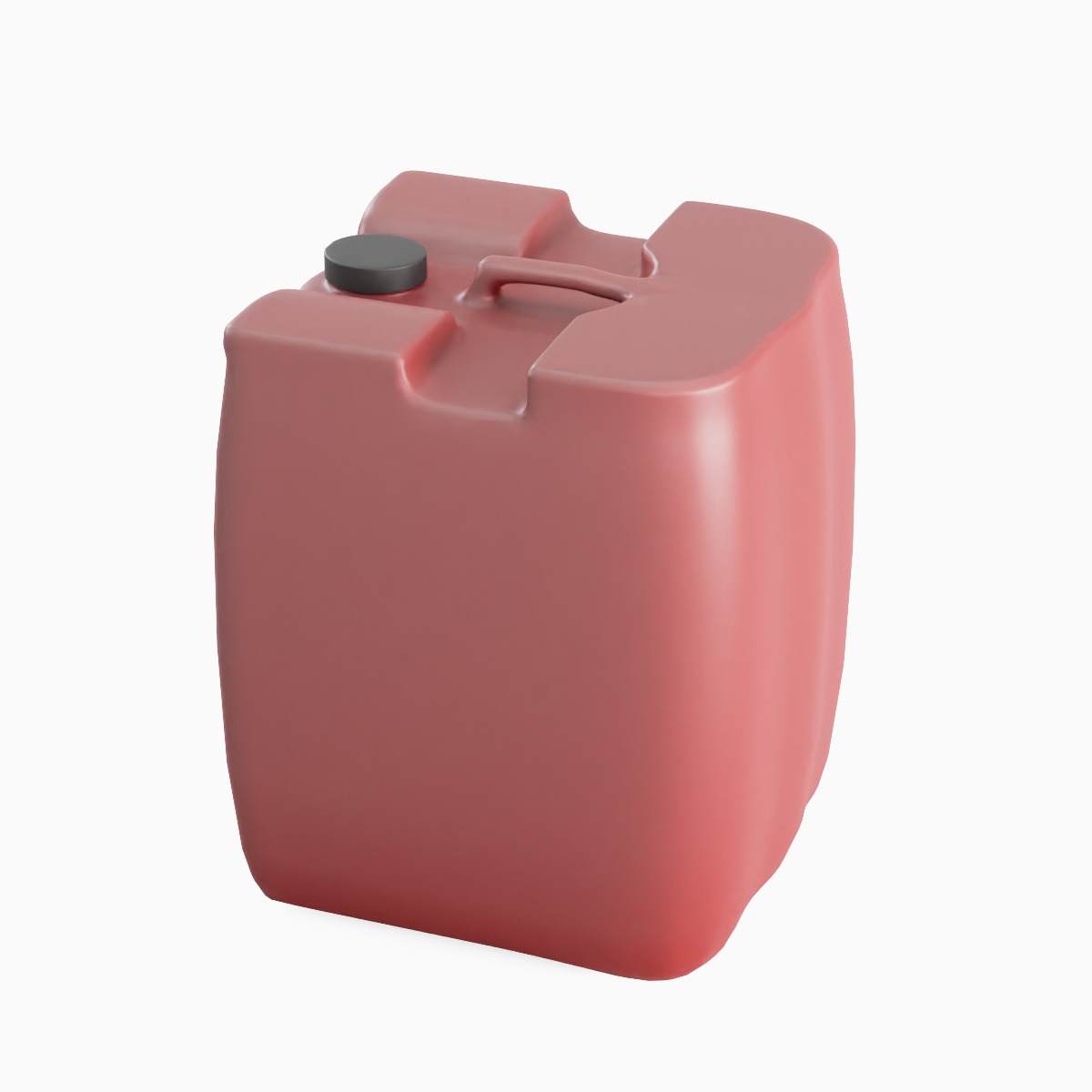 Plastic Canister B 02 3D model_4