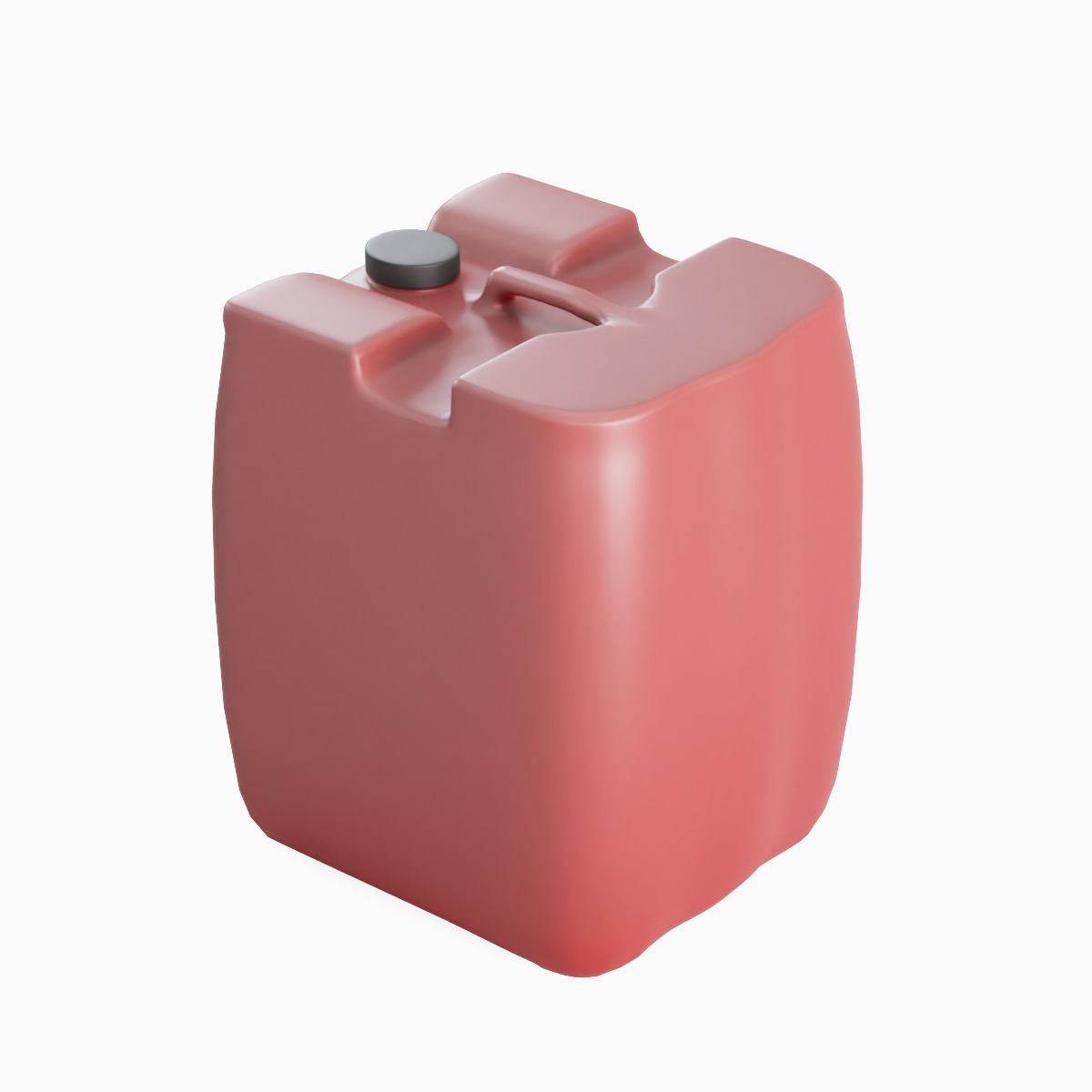 Plastic Canister B 02 3D model_5