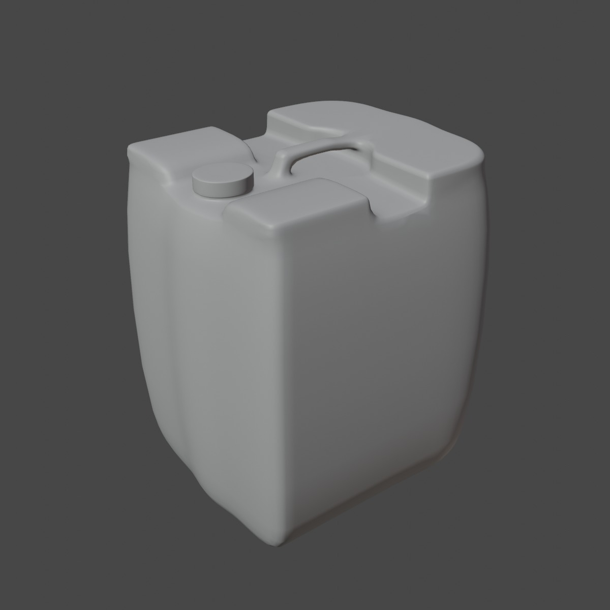 Plastic Canister B 02 3D model_8