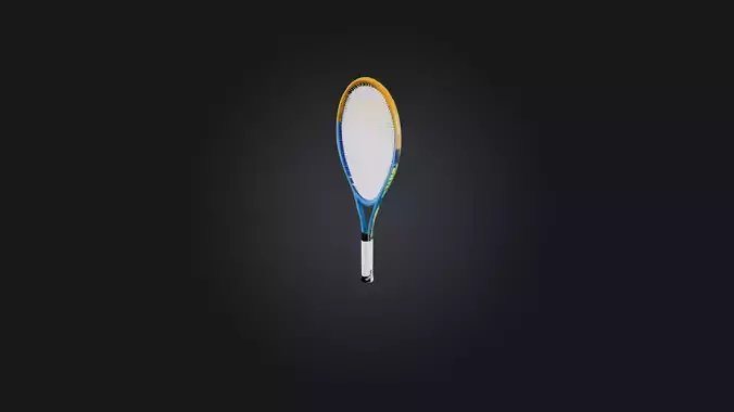Cartoon Tennis Racket